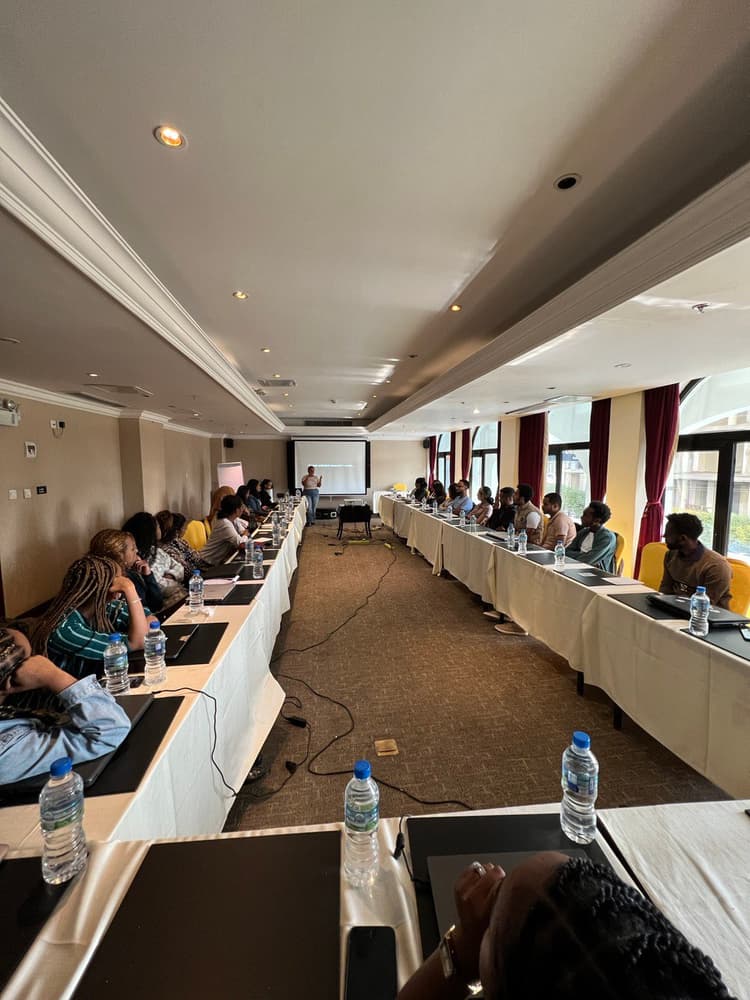 Conference room training session